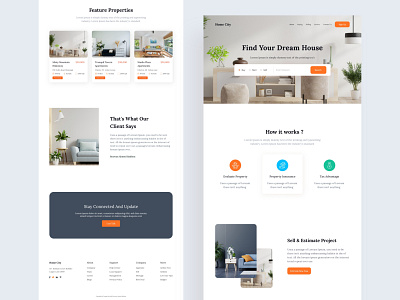 Real Estate Website UI/UX Design 2021 trend apartment buy home clean home homepage house booking website illustraion landingpage property real estate real estate agency realestate simple ui ui uiux uiuxdesign ux web