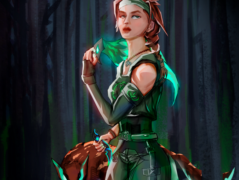 new valorant agent skye fanart by ismail zidour on Dribbble