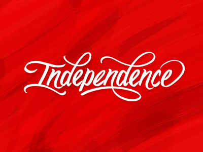 Independence brush drawing graffiti graphic design lettering letters marker sketch tag type typography