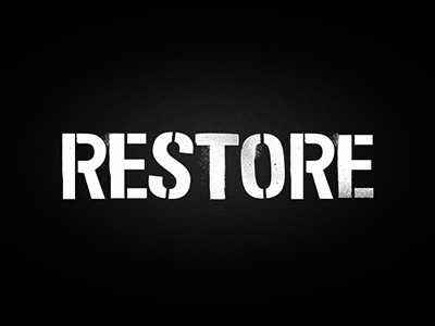 Restore brush drawing graffiti graphic design lettering letters marker sketch tag type typography