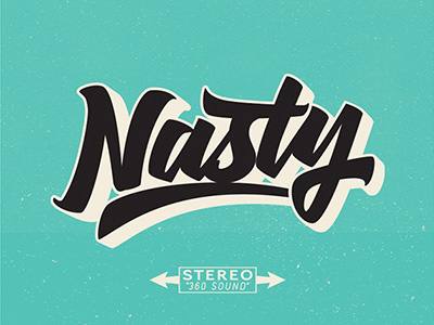 Nasty brush drawing graffiti graphic design lettering letters marker sketch tag type typography
