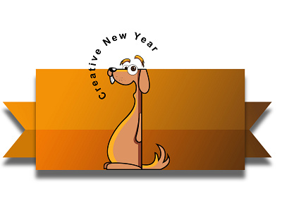 Creative new 2020 year creative dog funny dog illustration illustrator