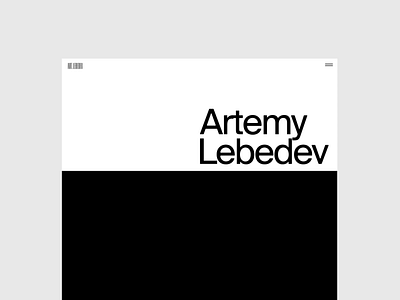 Art.Lebedev Studio — redesign graphic design grid lebedev portfolio redesign typography uxui web webdesign