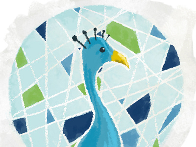 Peacock animals character character design illustration peacock