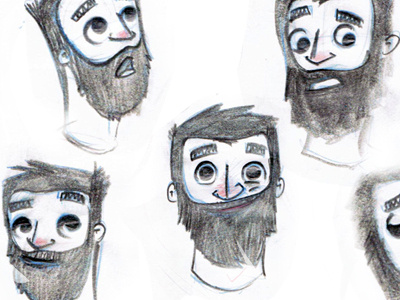 Monoton Character Sketches character character design illustration monoton short film sketch