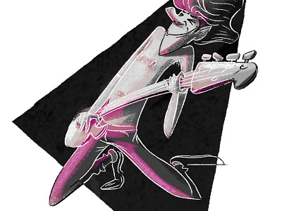 Rock Out character character design guitar guitarist illustration rocker sketch