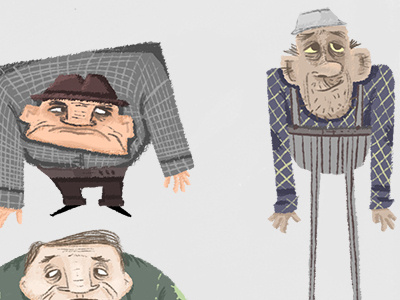 Graduation character character design graduation grand father grandpa illustration short film sketch