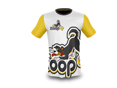 Zcoopup dog t-shirt logo design