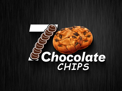 7 Chocolate chips logo design branding business design founder logo logodesign logos minimal minimalist minimalistic