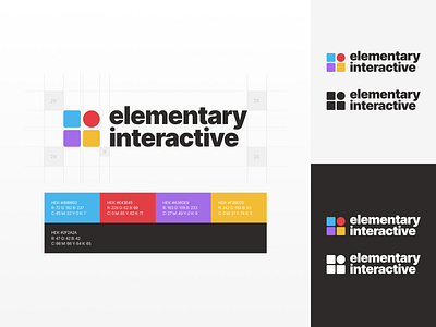 Logo for Elementary Interactive Development Company branding figma logo logo design logodesign