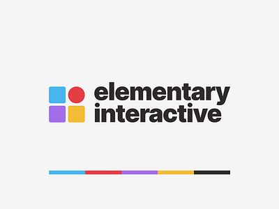elementary interactive logo color variant affinity designer affinitydesigner brand branding branding design figma logo logo design logodesign