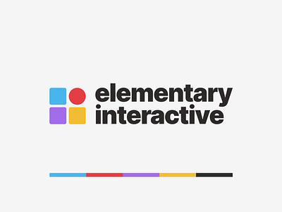 elementary interactive logo color variant