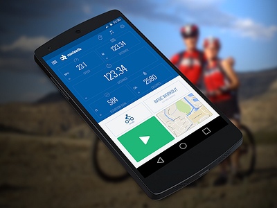 Runtastic Rebrand and App redesign android app redesign rebrand runtastic