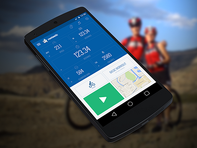 Runtastic Rebrand and App redesign