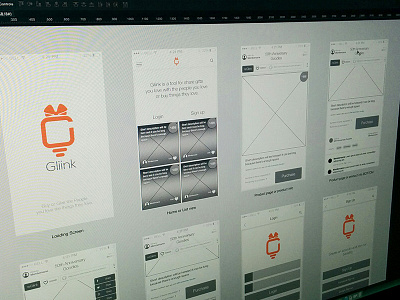 Mobile app wireframing