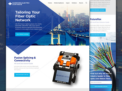 An Electric Company's Responsive Web Design design ecommerce electric shop ákos bozor