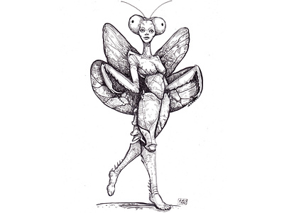 Prayer mantis girl.