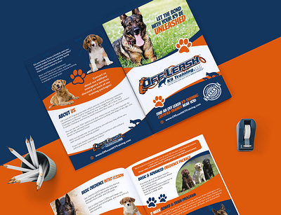 Dog Training Brochure dog pet care training center