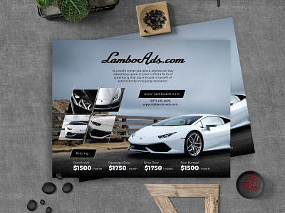 Ad for Lambo Pricing.