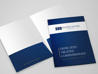 Presentation Folder folder graphicdesign law law firm marketing personal injury pocket folder presentation folder