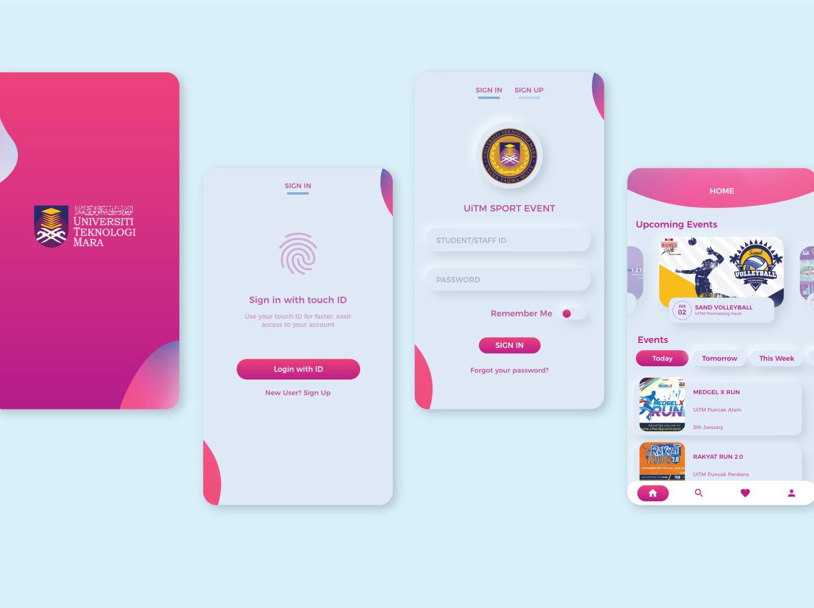 UiTM Sport Event by Luqman Hakim on Dribbble