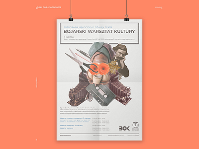 BDK: Bojarski Warsztat Kultury Poster collage poster