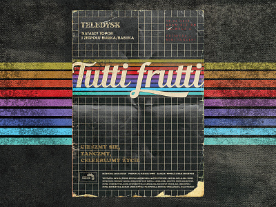 ‘Tutti Frutti’ Poster poster rainbow vhs