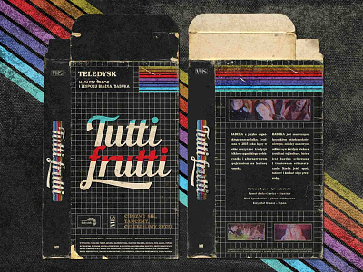 ‘Tutti Frutti’ VHX Box 90s old rainbow retro vhs vintage