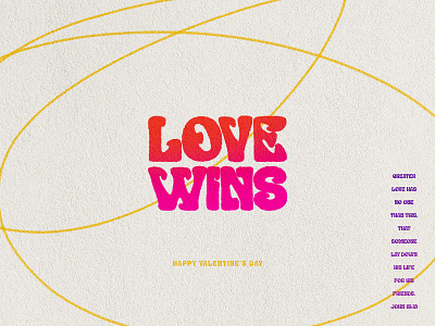Love Wins - Valentine's Day Concept church church art church design concept concept art design graphic design love love art love concept love wins series sermon series