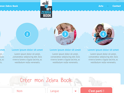 My Zebra Book blue books kids light story