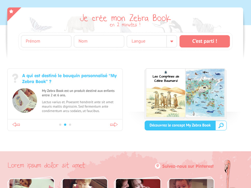 My Zebra Book by Pierre Henrion on Dribbble