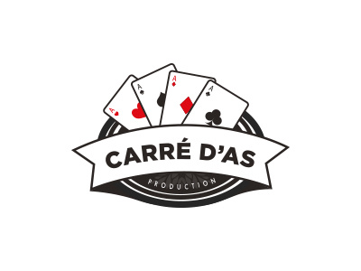 Carré d'as black cards carredas carré das playing playing cards red white
