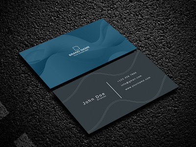 modern business card