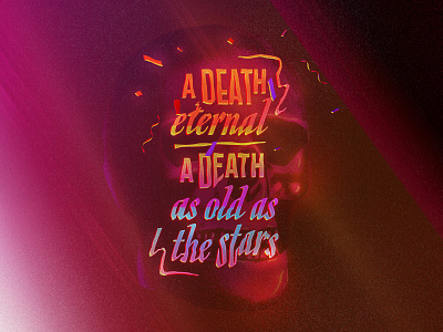 Death is the Meaning of Life #1 art colors digitalart digitalpainting graphicart gravepleasures illustration joythroughdeath typography