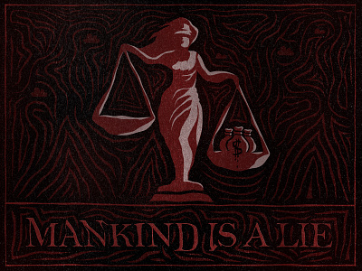 Mankind is a Lie digitalart digitalillustration graphicart illustration lie mankindisalie misanthropy typography