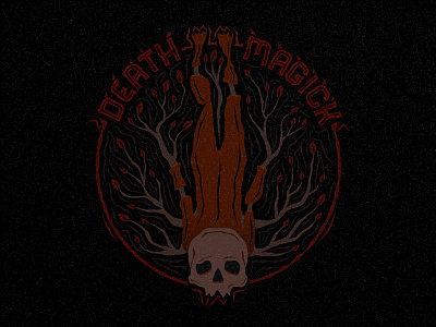 Death Magick art death design graphicart magick mark typography