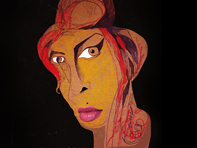 Amy Winehouse abstract amy winehoyse illustration