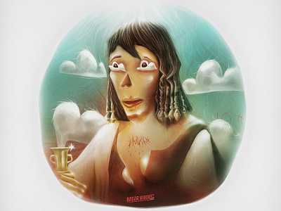 Untitled II art digitalart illustration woman