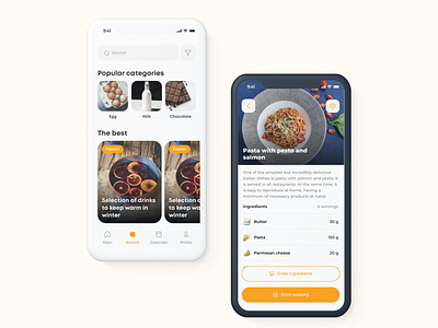 KeepFood App Design app cook design mobile ui ux