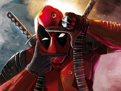 MARVEL fanart Deadpool - snapshot character comic deadpool fanart illustration marvel
