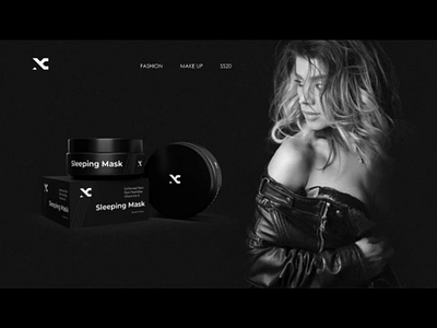 Paralax Fashion Website animation app art design flat graphic design ui ux web website