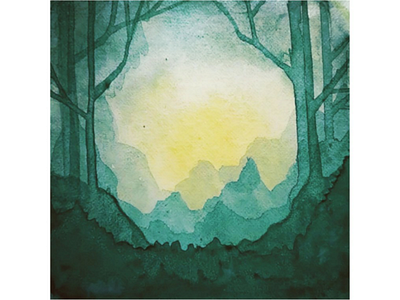 Foliage experiment forest illustration minimal watercolour