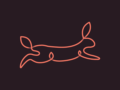 rabbit color icon illustration logo shap symbol
