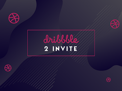 Dribbble invites 2 invite dribble invites illustration invite invite design invite giveaway join member postcard team ui vector