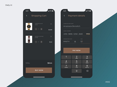 Daily UI Challenge #002 | Сredit Сard Сheckout credit card credit card checkout daily ui 002 daily ui challenge payment payment form shopping cart