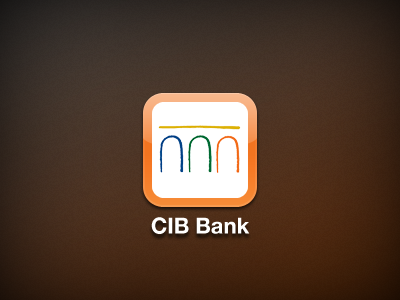 CIB Bank iPhone webclip icon brown icon iphone iphone icon orange retina webclip