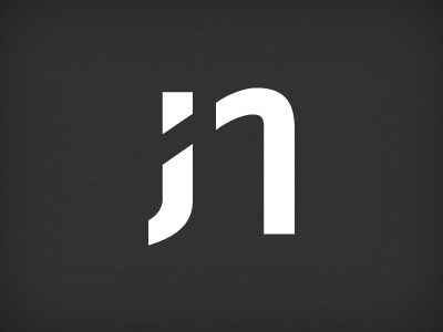 justnetman grey justnetman letters logo