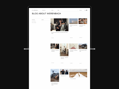 Blog page blog page branding minimalism ui ui inspiration ux wathes web design