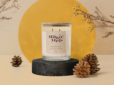 Magic Melt Logo Design & Branding for Candle Brand