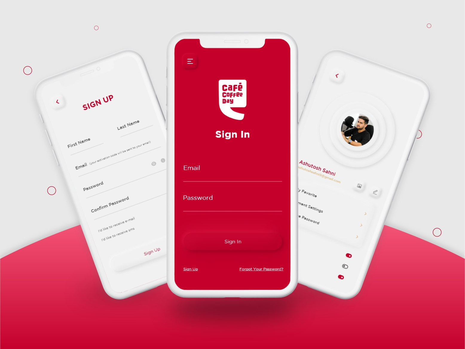Caf Coffee Day App Redesign 1 By Ashutosh Sahni On Dribbble
